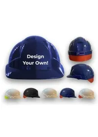 Royal Blue Centurion Reflex Custom Printed Safety Helmet CNS12