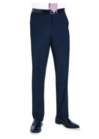 8387 Avalino Single Pleat Trouser Navy