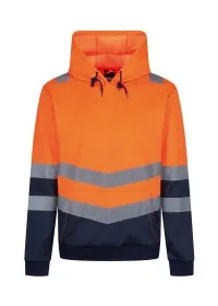 Regatta Pro hi-vis overhead hoodie TRF663 Orange