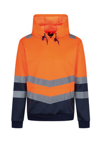 Regatta Pro hi-vis overhead hoodie TRF663 Orange