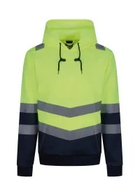 Regatta Pro hi-vis overhead hoodie TRF663 Yellow