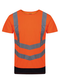 Regatta Pro hi-vis short sleeve t-shirt TRS194 Orange/Navy