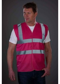 Raspberry Red Hi Vis Vest