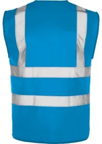 Sapphire RearCustom Printed Hi Vis Vest