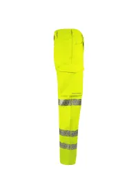 Eco Friendly Hi Vis Recycled Trousers Right Side