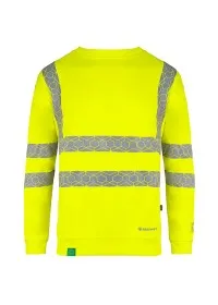 Eco Friendly Hi Vis Recycled Sweatshirt