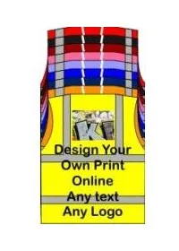 Custom printed hi vis vest