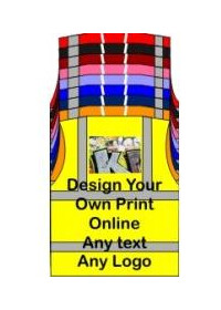 Custom printed hi vis vest