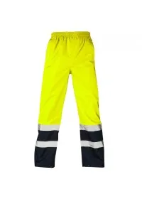 Yellow & Blue Waterproof Hi Vis Over Trousers