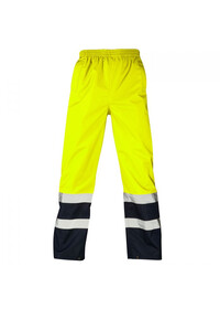 Yellow & Blue Waterproof Hi Vis Over Trousers