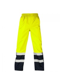 Yellow & Blue Waterproof Hi Vis Over Trousers