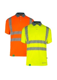 Eco Friendly Envirowear Short Sleeve Hi Vis Poloshirt