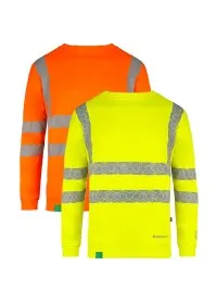 Eco Friendly Hi Vis Recycled Sweatshirt Product Image