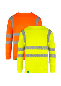 Eco Friendly Hi Vis Recycled Sweatshirt Product Image