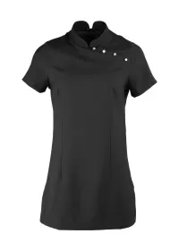 Personalised Embroidered Mika Beauty & Spa Tunic Black PR681