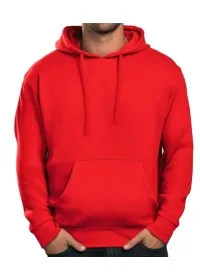 Eco Hoodie Uneek GR51 Red Product Image.