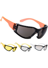 Smoke Custom Printed Safety Glasses PS32