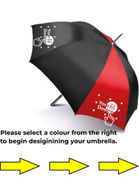 Personalised Printed Golf Umbrella KI003