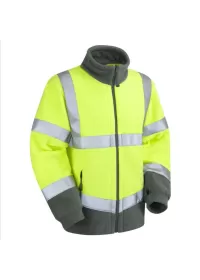 Yellow Hi Vis Fleece Jacket Leo F01