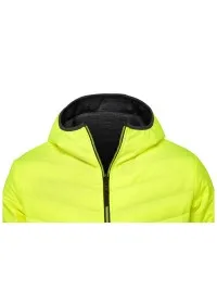 PULSAR Life Men's Hi Vis Reversible Puffer Jacket Yellow LFE912