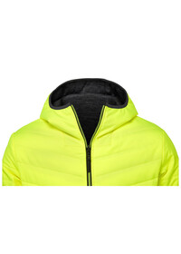 PULSAR Life Men's Hi Vis Reversible Puffer Jacket Yellow LFE912