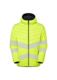 PULSAR Life GRS Ladies Hi Vis Reversible Puffer Jacket Yellow LFE962