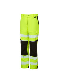 PULSAR Life Ladies Hi Vis Stretch Combat Trousers Yellow LFE971