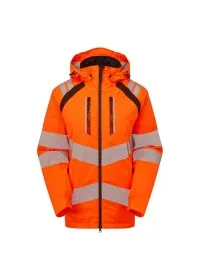PULSAR Life Ladies Hi Vis Insulated Parka Orange LFE969