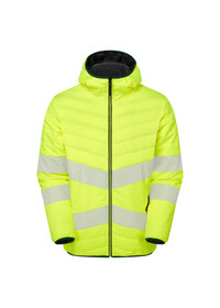 PULSAR Life Men's Hi Vis Reversible Puffer Jacket Yellow LFE912