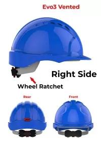 JSP Evo 3 Personalised Safety Helmet - Wheel Ratchet