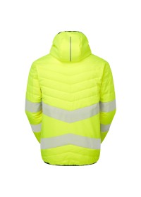 PULSAR Life GRS Ladies Hi Vis Reversible Puffer Jacket Yellow LFE962