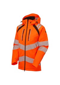 PULSAR Life Ladies Hi Vis Insulated Parka Orange LFE969