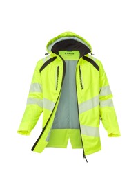 PULSAR Life Ladies Hi Vis Insulated Parka Yellow LFE968