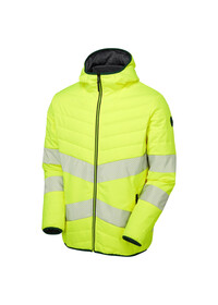 PULSAR Life Men's Hi Vis Reversible Puffer Jacket Yellow LFE912