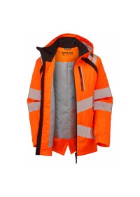 PULSAR Life Men's Hi Vis Insulated Parka Orange LFE919