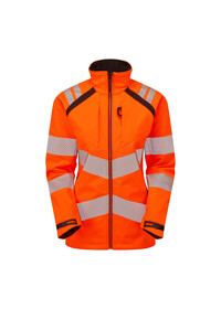 PULSAR Life Ladies Hi Vis Softshell Orange LFE966