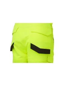 PULSAR Life Men's Hi Vis Stretch Combat Trousers Yellow LFE921