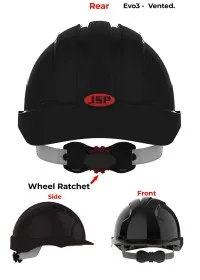 JSP Evo 3 Personalised Safety Helmet - Wheel Ratchet