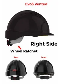JSP Evo 3 Personalised Safety Helmet - Wheel Ratchet