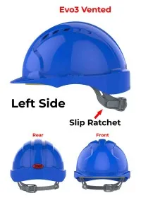 JSP Evo3 Safety Helmet - Slip Ratchet