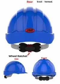 JSP Evo 3 Personalised Safety Helmet - Wheel Ratchet