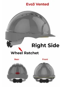 JSP Evo 3 Personalised Safety Helmet - Wheel Ratchet