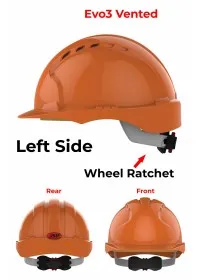 JSP Evo 3 Personalised Safety Helmet - Wheel Ratchet
