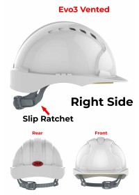 JSP Evo3 Safety Helmet - Slip Ratchet