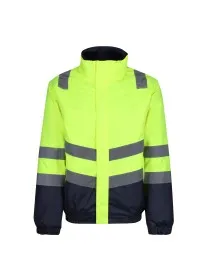 Personalised Regatta Pro Hi Vis Classic Bomber TRA218