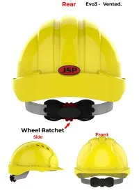 JSP Evo 3 Personalised Safety Helmet - Wheel Ratchet