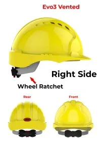 JSP Evo 3 Personalised Safety Helmet - Wheel Ratchet