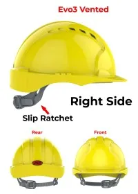 JSP Evo3 Safety Helmet - Slip Ratchet