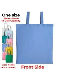 Personalised Long Handle Cotton Tote Bag RL100