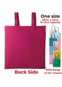 Personalised Long Handle Cotton Tote Bag RL100